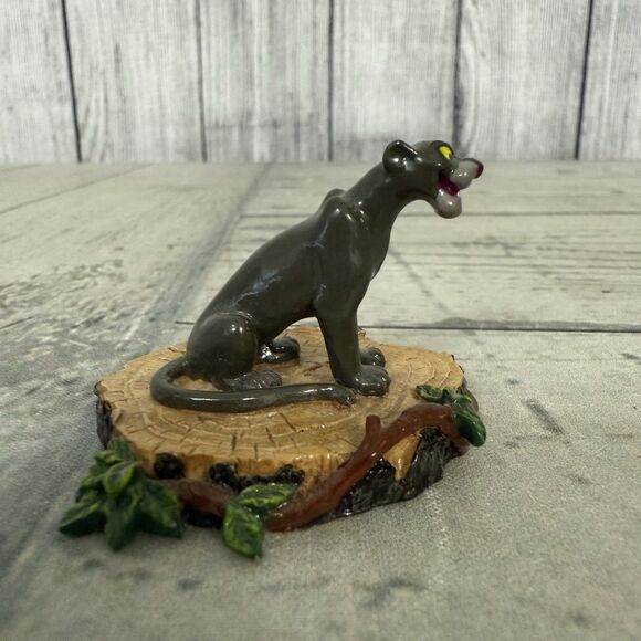 Disney Figurine of Bagheera – The Jungle Book – Mini Black Panther Ceramic VTG - Picture 1 of 6